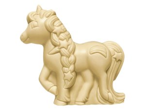 Moulage licorne chocolat blanc