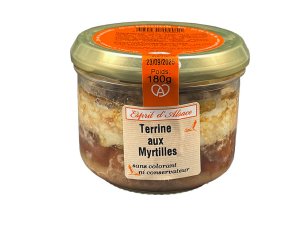 terrine aux myrtilles esprit d'Alsace