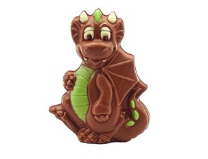 moulage dragon chocolat lait bio