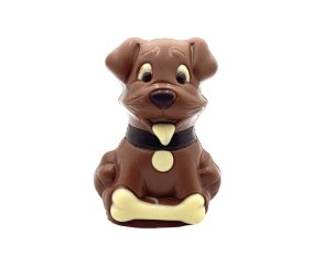 moulage chien toutou chocolat au lait bio