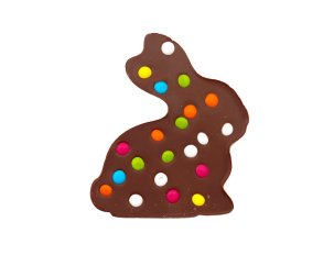 tablette chocolat au lait lapin / smarties