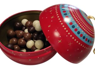 Boule de noël billes céréales chocolat