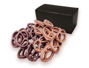 boite de bretzel chocolat lait et noir