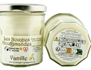 bougie artisanale vanille