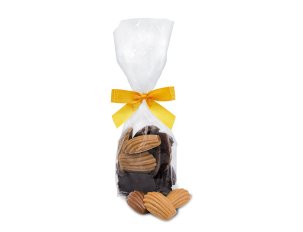 Madeleines en chocolat Lait, noir et caramel 
