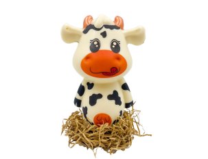 moulage vache chocolat blanc