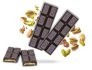 2 barres chocolat noir façon Dubaï