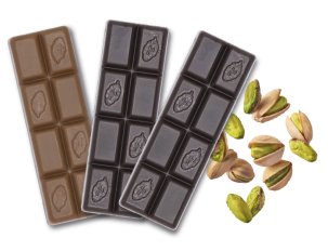 3 barres chocolat lait et noir style Dubaï